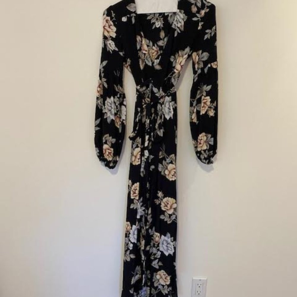 Christy Dawn Bergen Dress, Black Floral, XS - Picture 4 of 4